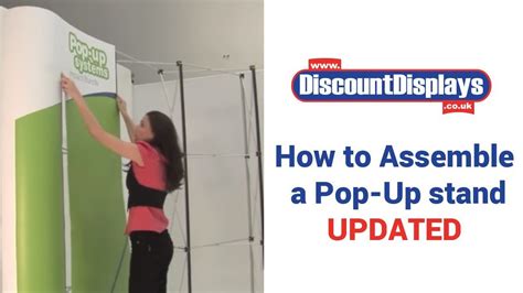 How to Assemble a Pop Up Stand - Updated | Discount Displays - YouTube