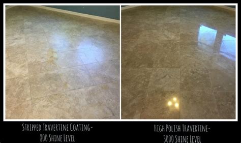 Stone Floor Cleaning & Polishing - Scottsdale Travertine Polish