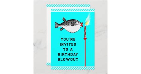 Funny Birthday Party Invitation | Zazzle