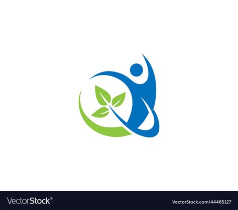 Wellness health and pharmacy logo design Vector Image