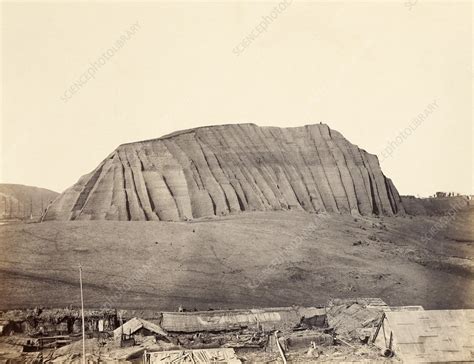 Mound of guano, Chincha Islands, Peru - Stock Image - C022/5603 - Science Photo Library