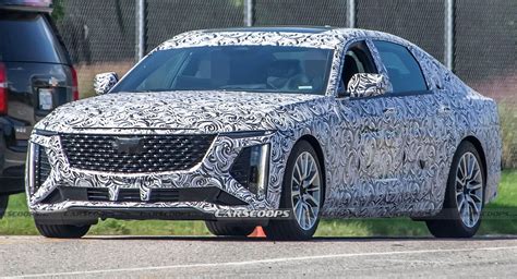 2024 Cadillac CT6 Spied With Production Lighting Units