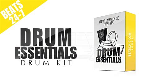 Hip Hop & Rap Drum Kit - "Drum Essentials" - YouTube