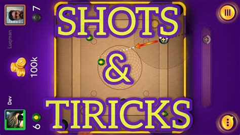 Carrom pool shots & tricks - YouTube