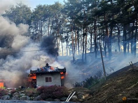 South Korea wildfire forces 500 residents to evacuate, rain helps fight ...