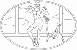 Fitness coloring page  Free Printable Coloring Pages sketch template