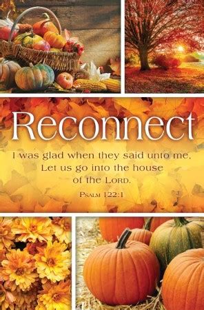 Reconnect (Psalm 122:1, KJV) Bulletins, 100 - Christianbook.com