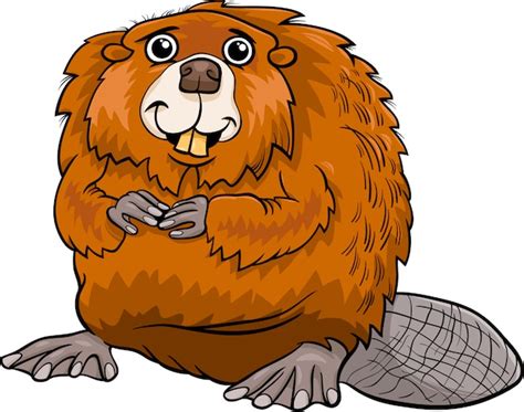 Premium Vector | Beaver animal cartoon illustration