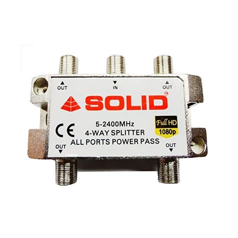 Buy Cash On Delhivery Solid 4 way Coaxial Cable Splitter Low Price-249 ...