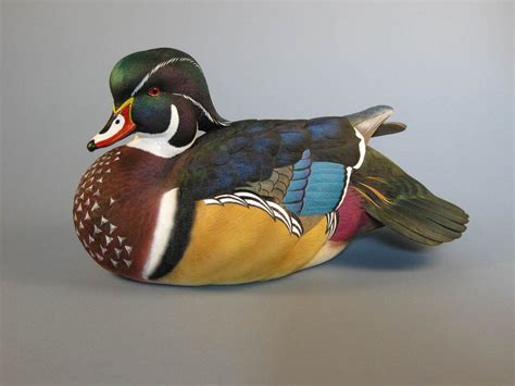 Jett Brunet 3rd Wood Duck Drake | Wood ducks, Duck decoys, Duck decoy decor