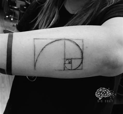 40 Amazing Fibonacci Tattoo Designs | TattooAdore