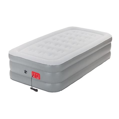 Coleman SupportRest Elite Double-High Inflatable Air Mattress Bed with Built-In Pump, Twin ...