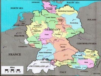 Mecklenburg Vorpommern Map Federal States of Germany | Map of Germany