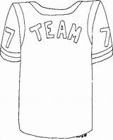 Football Jersey Coloring Pages Printable sketch template