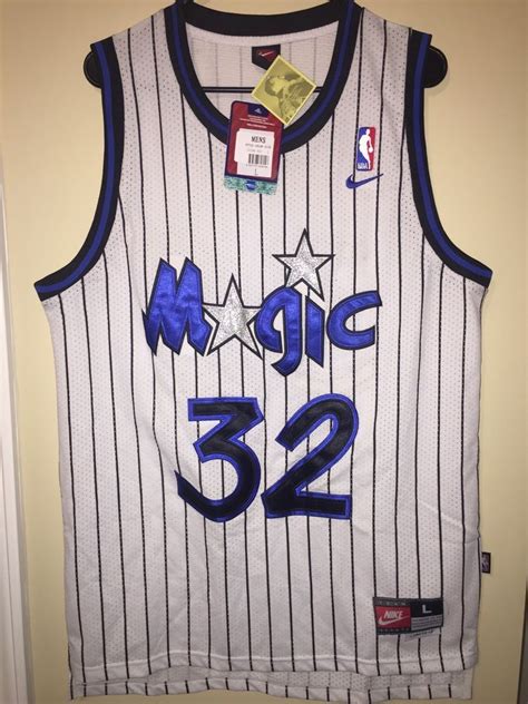 Orlando Magic Shaquille O'neal #32 Shaq Swingmans White Throwback ...