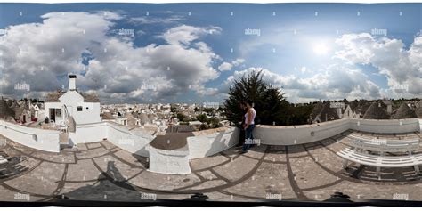 360° view of Alberobello City Landscape - Alamy