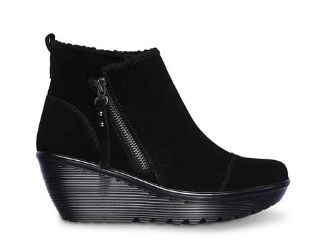 Skechers Parallel Wedge Bootie Women's Shoes | DSW