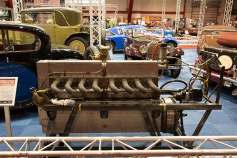 Bugatti Type 41 engine - 2015 Interclassics Brussels