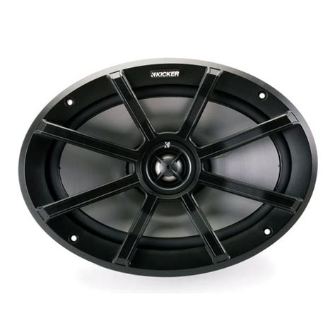 Kicker 40ps692 6x9" 2-way 2-ohm Powersports Coaxial Speakers : Target