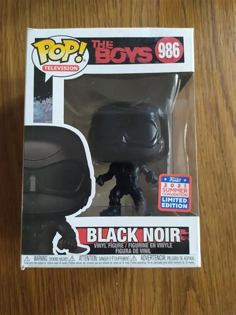 Funko Pop Black Noir The Boys 986 Convention Not Mint