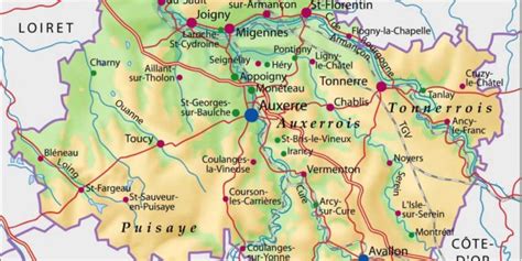 Yonne rivière » Voyage - Carte - Plan