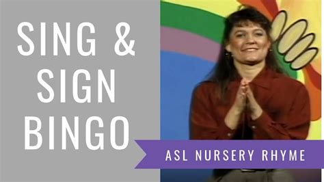 Sing & Sign BINGO | ASL Nursery Rhyme - YouTube