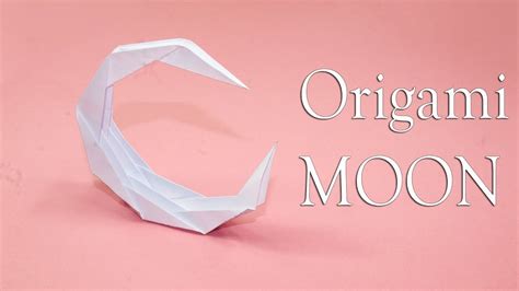 How to Make a Paper MOON - Origami Moon for begginers - YouTube