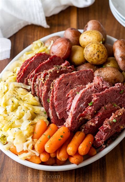 Slow Cooker Corned Beef and Cabbage | I Wash You Dry