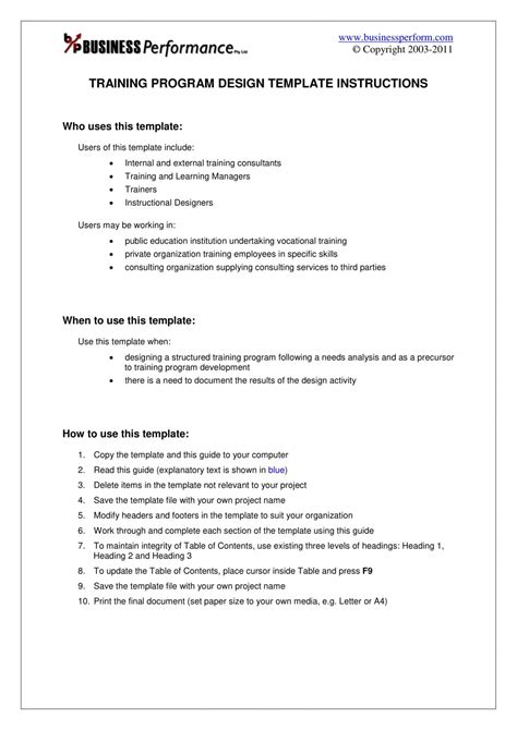 Software Training Proposal Template | Proposal templates, Business plan template, Sign in sheet ...