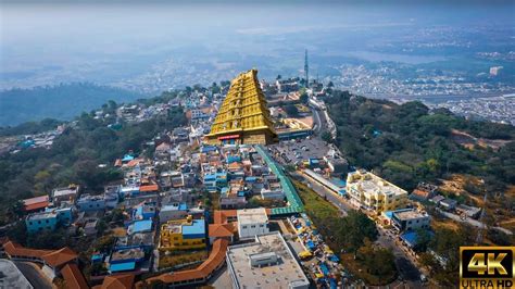 Chamundi hill temple drone view video 4k tour || Chamundeshwary temple aerial view || Mysore ...