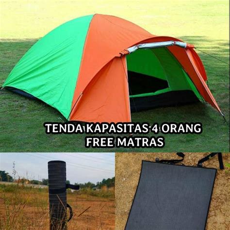 Jual TENDA CAMPING KAPASITAS 4 ORANG - TENDA OUTDOOR - TENDA MURAH ...