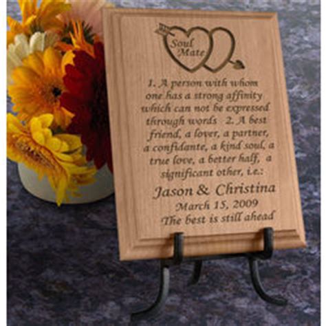 Personalized Soul Mate Definition Wooden Plaque - FindGift.com