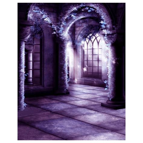 Top Deals Halloween Mysterious Scene Gothic Domed Architecture Arch Door Photography Backdrops ...