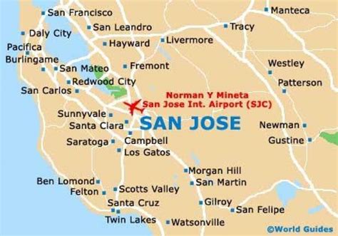 Map Of California Near San Jose – Map Of Usa District - San Jose California Map - Printable Maps