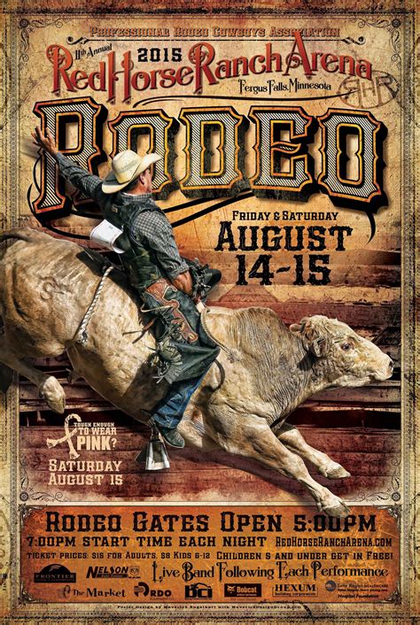 2015 Red Horse Ranch Arena Rodeo Poster Vintage Ads, Vintage Signs, Vintage Metal, Vintage ...