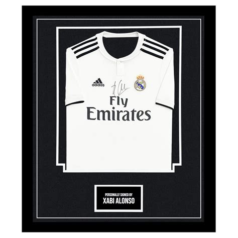 Signed Xabi Alonso Framed Shirt – Real Madrid Icon