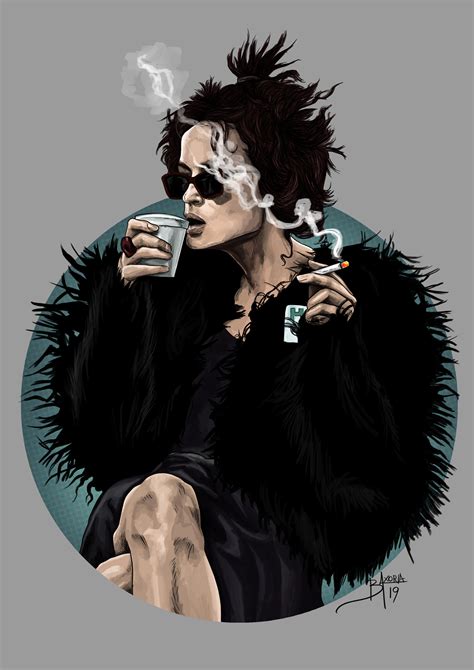 Marla Singer Smoking