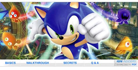 Sonic Colors - wii - Walkthrough and Guide - Page 1 - GameSpy