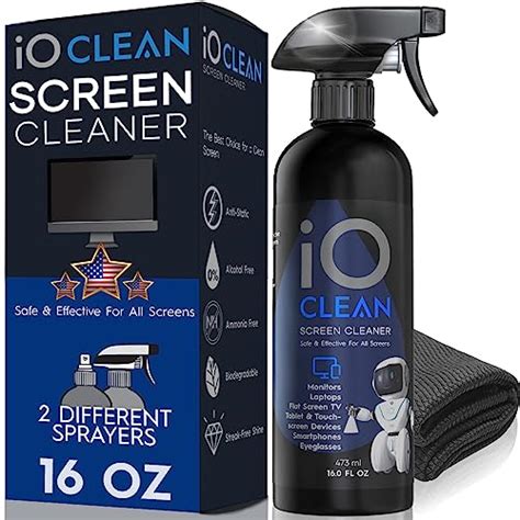 Screen Cleaner Spray (16oz) – Best Large Kit for LCD LED Matte TVs ...