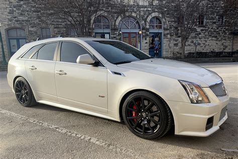 14k-Mile 2014 Cadillac CTS-V Wagon 6-Speed for sale on BaT Auctions ...