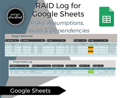 Raid Log for Google Sheets