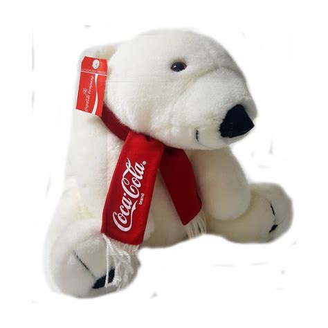 Large Vintage 1993 Dakin Coca-Cola Collectible Plush Sitting Polar Bear 13" #05650 - Walmart.com ...