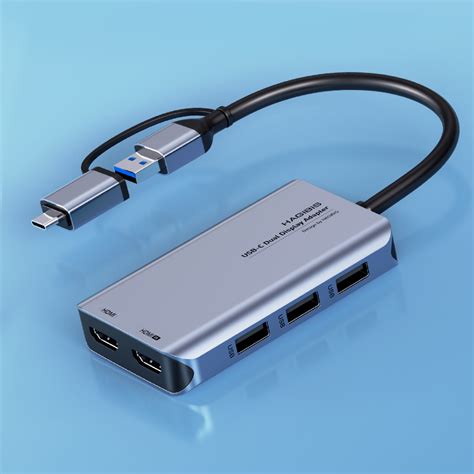 USB to Dual HDMI Adapter