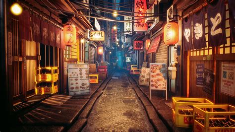 [最も共有された！ √] japan alleyway at night 319650-Japan alleyway at night ...