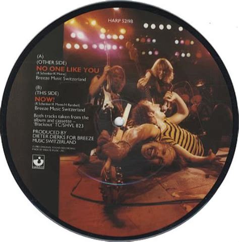 Scorpions No One Like You UK 7" vinyl picture disc (7 inch picture disc single) (846)