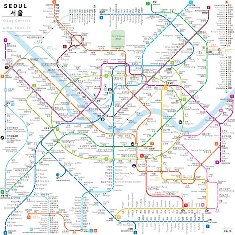 Great re-design of the Seoul Metro Map by Jug Cerovic | The Korea Blog