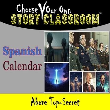 Spanish: Calendar (Middle-High School) | Choose Your Own Story | TPT