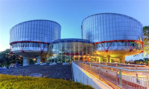 European Court of Human Rights building ... | Stock image | Colourbox