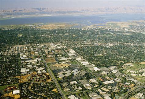 Aerial View Of Silicon Valley Photograph by Credit : David Parker ...