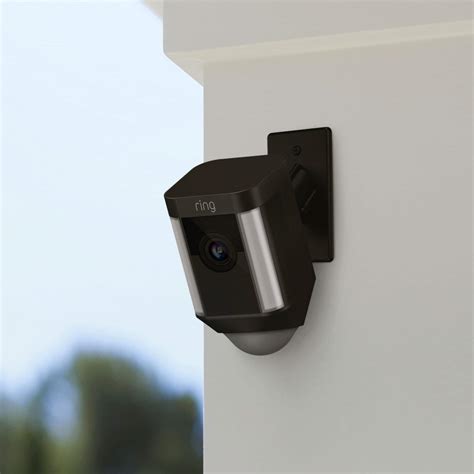 Ring Spotlight Indoor/Outdoor 1080p Wi-Fi Wireless Security Camera ...